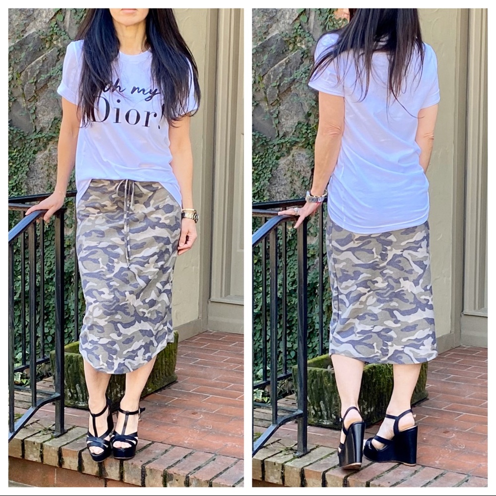 ✨LAST ONES✨Camouflage chic midi skirt - Picture 2 of 8